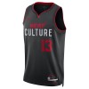 Camiseta Hombre Miami Heat Bam Adebayo 2023-24 Nike City Edition Negro Swingman